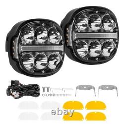 5 Inch Universal 60W LED Driving Light Off-Road Spot Flood White Amber IP67
