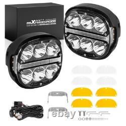 5 Inch Universal 60W LED Driving Light Off-Road Spot Flood White Amber IP67