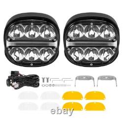 5 Inch Universal 60W LED Driving Light Off-Road Spot Flood White Amber IP67