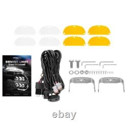 5 Inch Universal 60W LED Driving Light Off-Road Spot Flood White Amber IP67