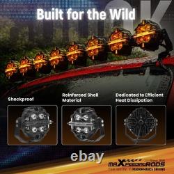 5 LED Work Light Pods 212W Spot RGB DRL IP68 For Marine ATV UTV 4WD Off Road