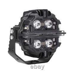 5 LED Work Light Pods 212W Spot RGB DRL IP68 For Marine ATV UTV 4WD Off Road