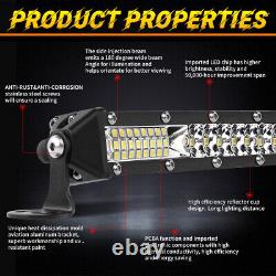 50inch LED Light Bar 870W Truck Offroad Slim Combo Light Single Row Wire Harness