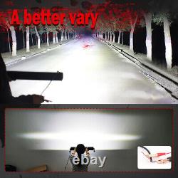 52''inch Curved LED Light Bar Spot Flood Combo Offroad Truck Roof Driving 4X4WD