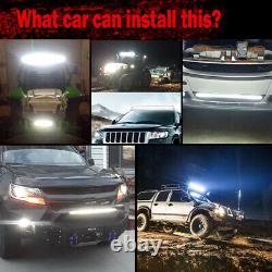 52inch 1200W LED Work Light Bar Straight Truck Offroad ATV SUV For Jeep Fog Lamp
