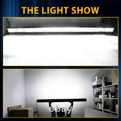 52inch 1480W Quad Row LED Work Light Bar OffRoad Spot Flood Combo Driving SUV 50