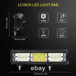 800W LED Work Light Bar Flood Spot Lights Driving Lamp Offroad Car Truck ATV SUV