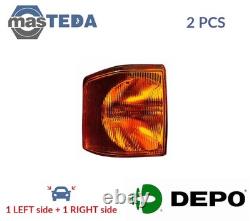 884-1501l-ae Indicator Light Blinker Lamp Pair Front Loro 2pcs New
