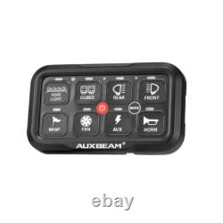 AUXBEAM 8 Gang RGB Switch Panel LED On-Off Auxiliary Circuit System APP Control