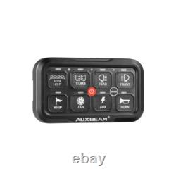 AUXBEAM 8 Gang RGB Switch Panel LED On-Off Auxiliary Circuit System APP Control AUXBEAM 8 Gang RGB Switch Panel LED On-Off Auxiliary Circuit System APP Control