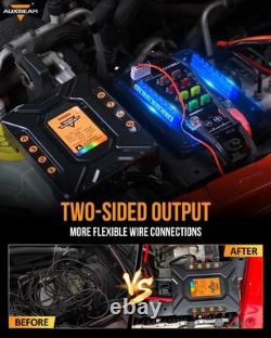 AUXBEAM 8 Gang RGB Switch Panel On-Off LED Switch Panel Circuit Control 12V/24V