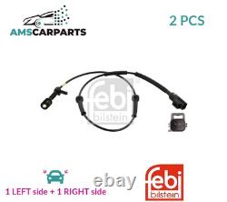 Abs Wheel Speed Sensor Pair Front 107212 Febi Bilstein 2pcs New Oe Replacement