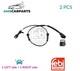 Abs Wheel Speed Sensor Pair Front 107212 Febi Bilstein 2pcs New Oe Replacement