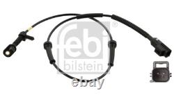 Abs Wheel Speed Sensor Pair Front 107212 Febi Bilstein 2pcs New Oe Replacement