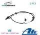 Abs Wheel Speed Sensor Pair Front 240710-21503 Ate 2pcs New Oe Replacement