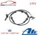 Abs Wheel Speed Sensor Pair Front Ate 240710-21753 2pcs For Land Rover Defender