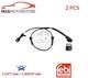Abs Wheel Speed Sensor Pair Front Febi Bilstein 107212 2pcs A New Oe Replacement