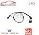 Abs Wheel Speed Sensor Pair Front Febi Bilstein 107212 2pcs A New Oe Replacement