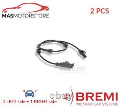 Abs Wheel Speed Sensor Pair Rear Bremi 51388 2pcs H New Oe Replacement