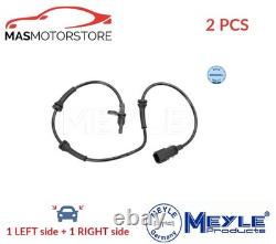 Abs Wheel Speed Sensor Pair Rear Meyle 53-14 899 0008 2pcs I New Oe Replacement
