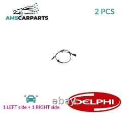 Abs Wheel Speed Sensor Pair Rear Ss20373 Delphi 2pcs New Oe Replacement