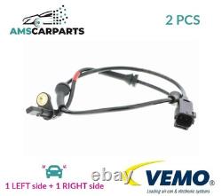 Abs Wheel Speed Sensor Pair Rear V48-72-0070 Vemo 2pcs New Oe Replacement