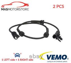 Abs Wheel Speed Sensor Pair Rear Vemo V48-72-0081 2pcs H New Oe Replacement