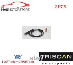 Abs Wheel Speed Sensor Pair Triscan 8180 17403 2pcs For Land Rover Freelander