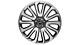 Alloy Wheel 22 Style 7007, 7 split-spoke, Diamond Turned