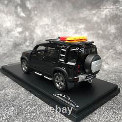 Almost Real 1/43 Land Rover Defender 110 off-road black alloy simulation model