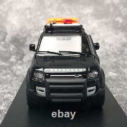 Almost Real 1/43 Land Rover Defender 110 off-road black alloy simulation model