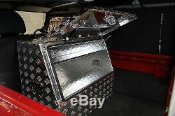 Aluminium Single LID Tool Box Truck Box For Land Rover Defender 90 110 Off Road