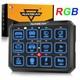 Auxbeam RGB 12 Gang Switch Panel on-off Toggle Momentary Pulsed Light Controller