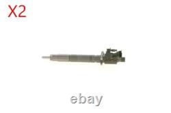 BOSCH Injector Nozzle 2x Fits JAGUAR Xf LAND ROVER Discovery IV 09-18 0445116064
