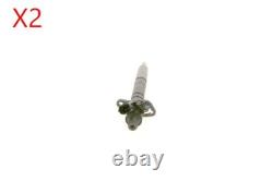 BOSCH Injector Nozzle 2x Fits JAGUAR Xf LAND ROVER Discovery IV 09-18 0445116064