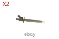 BOSCH Injector Nozzle 2x Fits JAGUAR Xf LAND ROVER Discovery IV 09-18 0445116064