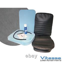 BRITPART Re-Trim Kit Centre Car Seat Soft Grey Off Road Fits Defender 1990-On