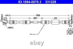 Brake Hose ATE Fits LAND ROVER Range Rover III SHB500170