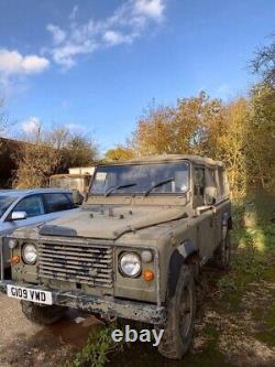CLASSIC Land Rover Defender 110 V8 Wolf Ex-Military/MoD 1990