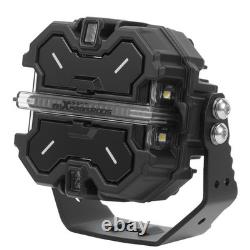 Crosshair Series LED Pod Lights 160W For Off Road 4WD UTV ATV White Amber DRL