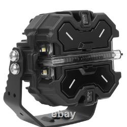 Crosshair Series LED Pod Lights 160W For Off Road 4WD UTV ATV White Amber DRL