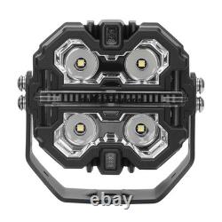 Crosshair Series LED Pod Lights 160W For Off Road 4WD UTV ATV White Amber DRL Crosshair Series LED Pod Lights 160W For Off Road 4WD UTV ATV White Amber DRL
