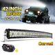 Curved 42inch 980W LED Light Bar Spot Flood Offroad Driving Fog Lamp SUV 4WD ATV