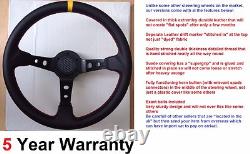 Deep Dish Steering Wheel & Snap Off Boss Kit For 36 Spline Land Rover Defender