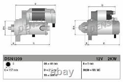 Denso Starter Motor For A Land Rover Freelander 2 Closed Off-road 2.2 115kw