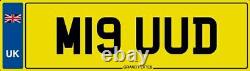 Dirty Mud Number Plate M19 Uud Jeep 4x4 Defender Landrover Trail Off Road Muck