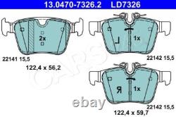 Disc Brake Pad Set ATE Fits JAGUAR E-Pace LAND ROVER VOLVO S60 III 11-18 T2H7439