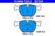 Disc Brake Pad Set ATE Fits LAND ROVER Range Rover III SFC500050