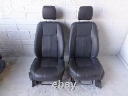 Discovery 4 Front Seats Pair of Black Leather Land Rover 2009 to 2016 K12041