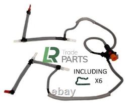 FITS DISCOVERY 3 2.7 TDV6 DIESEL LEAK OFF PIPE, SENSOR & 6x PIPE CLIPS